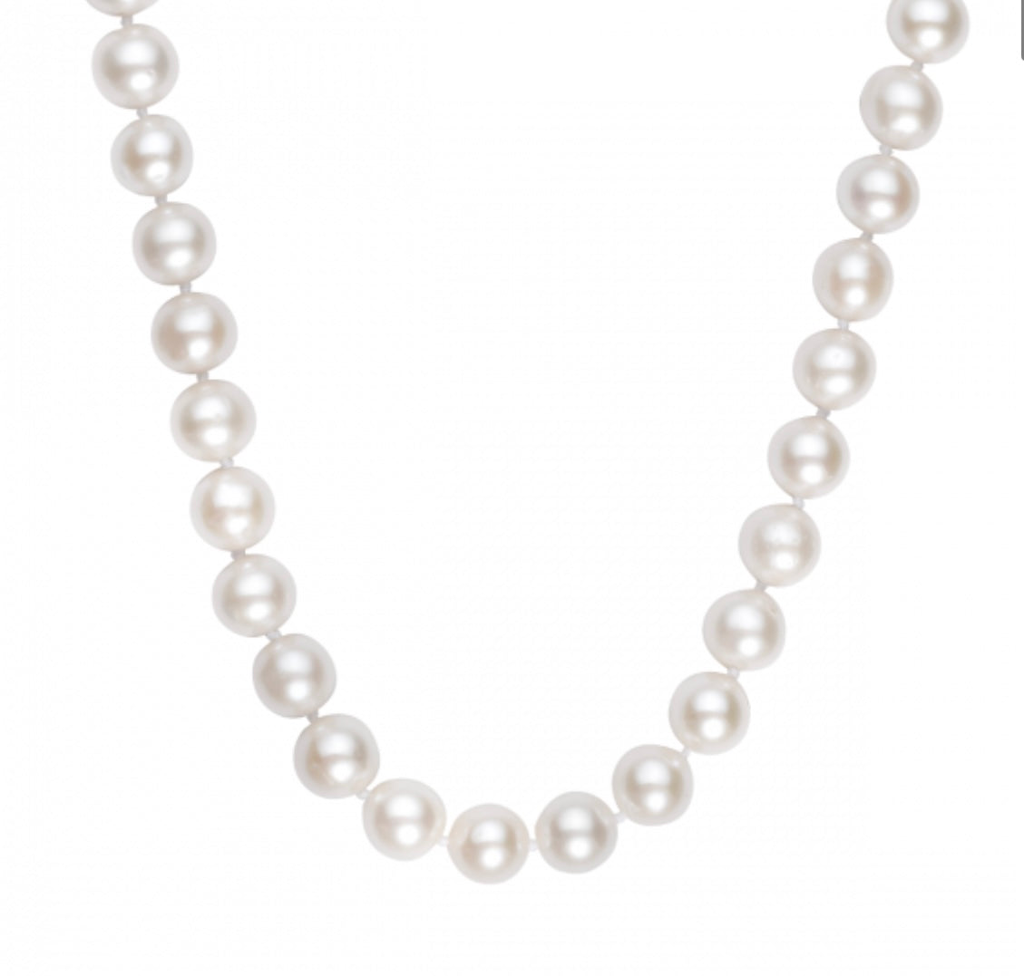 14K 8-9mm Pearl Necklace