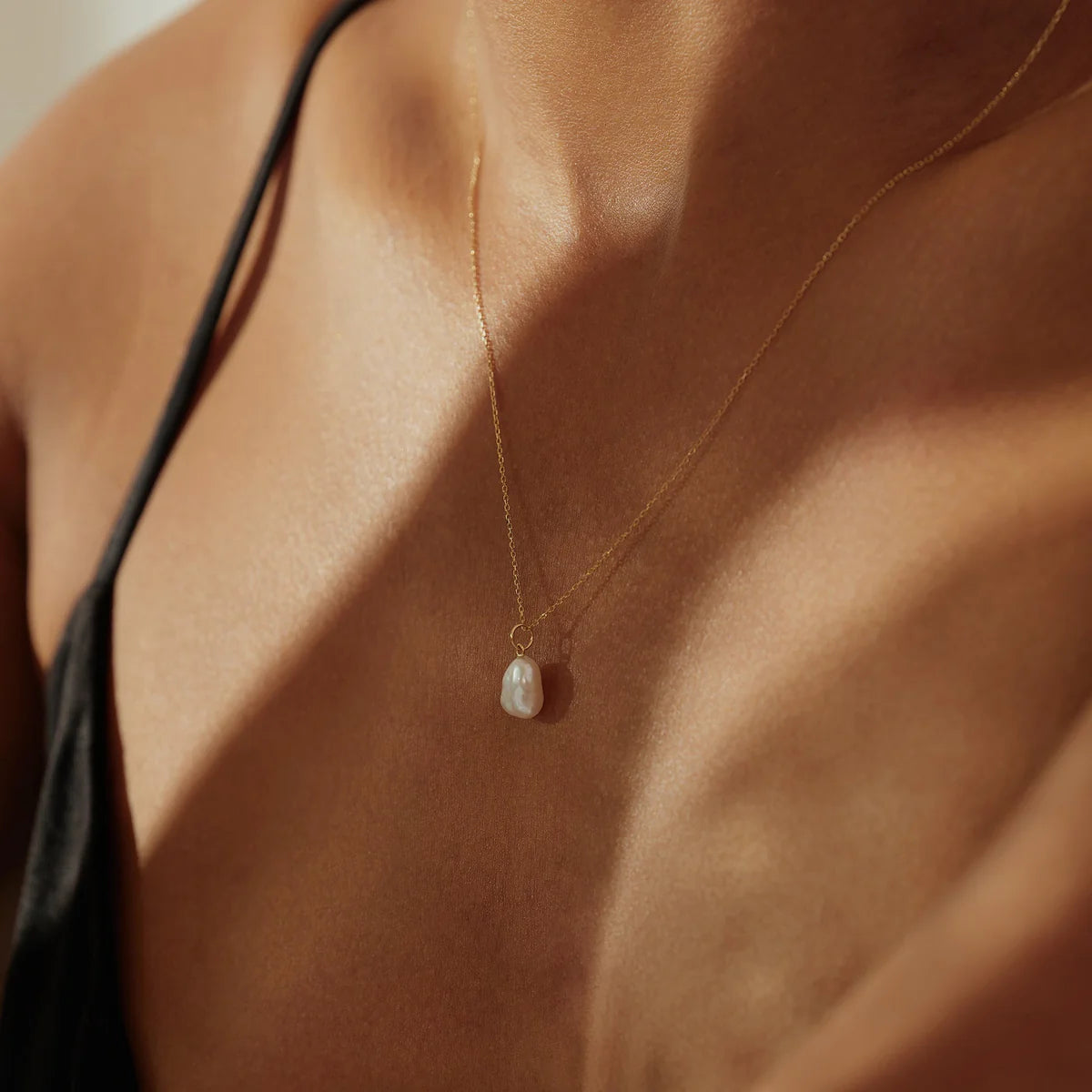 Baroque Pearl Drop Charm