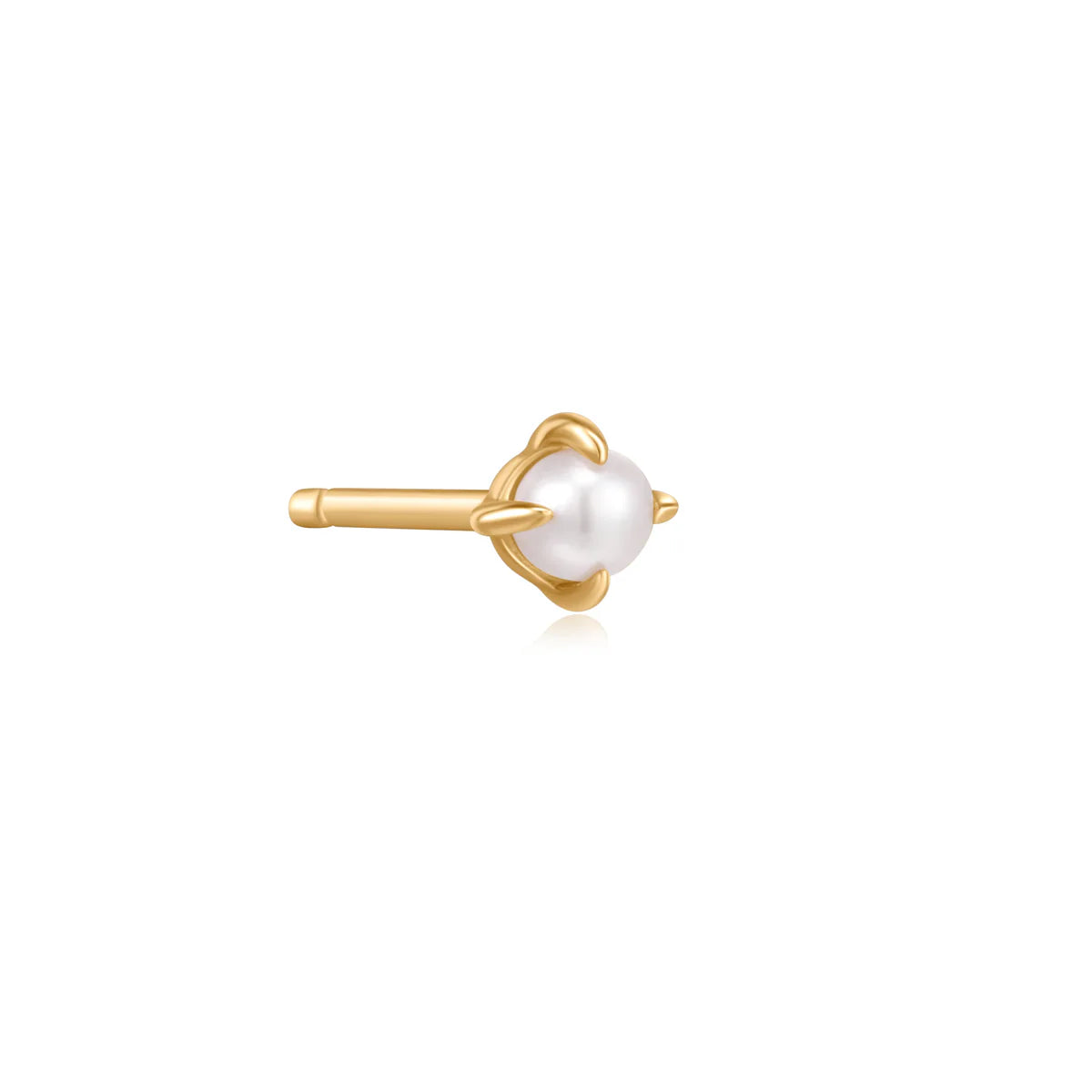 Single White Pearl Stud