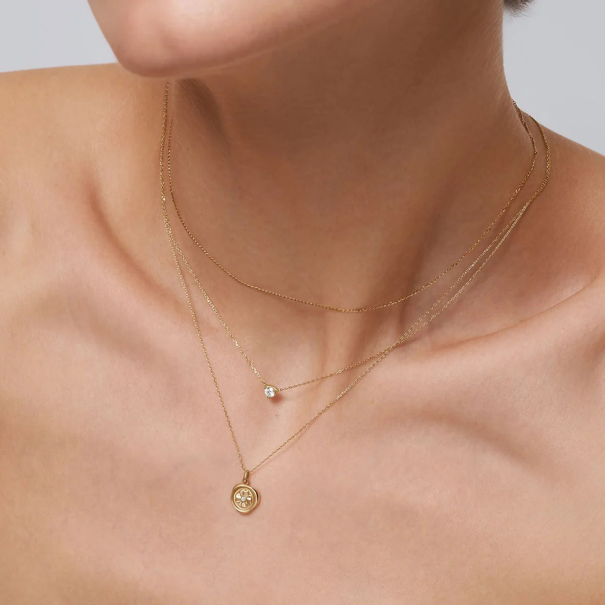 TIRZA | Double Sided Lab Grown Diamond Necklace