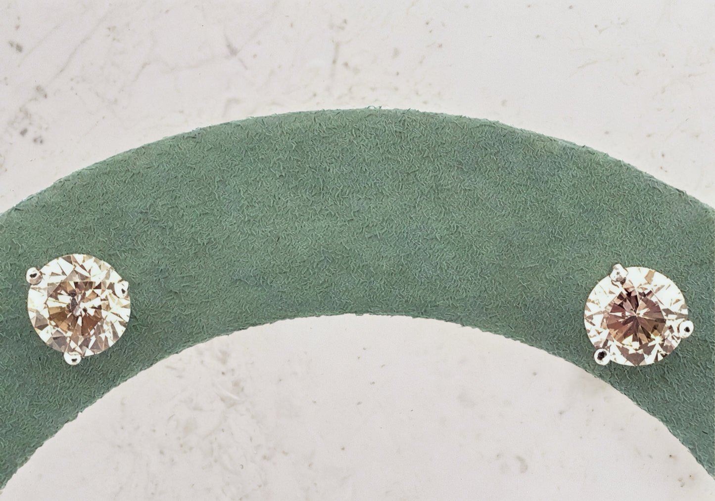 Natural Diamond Stud Earrings .90 CTW