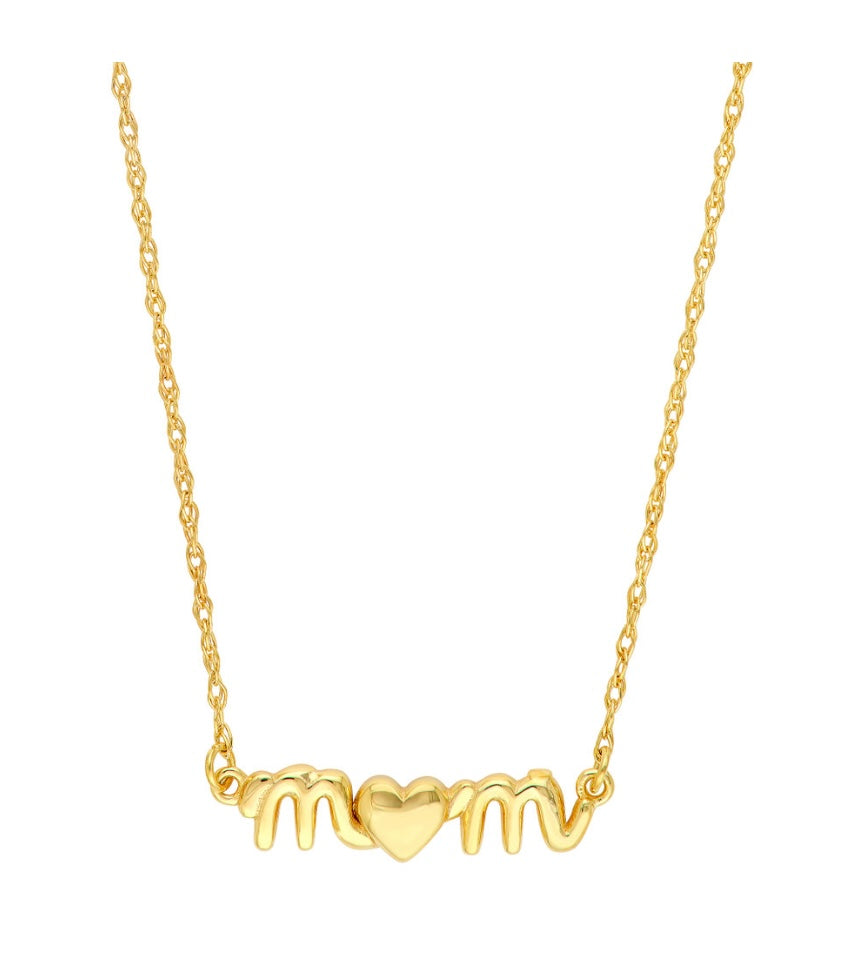 Mom Heart Necklace